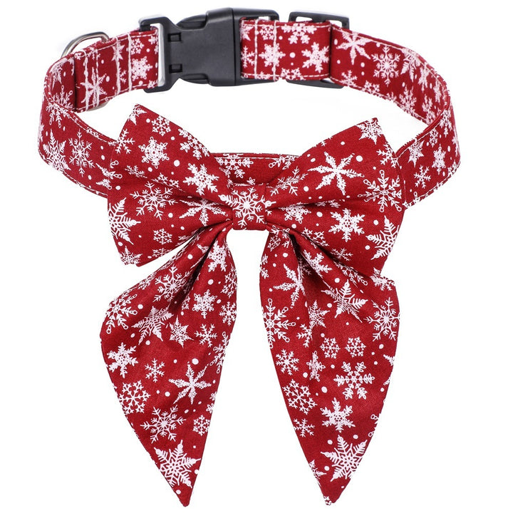 Pet Collar Bow Tie Christmas Dog