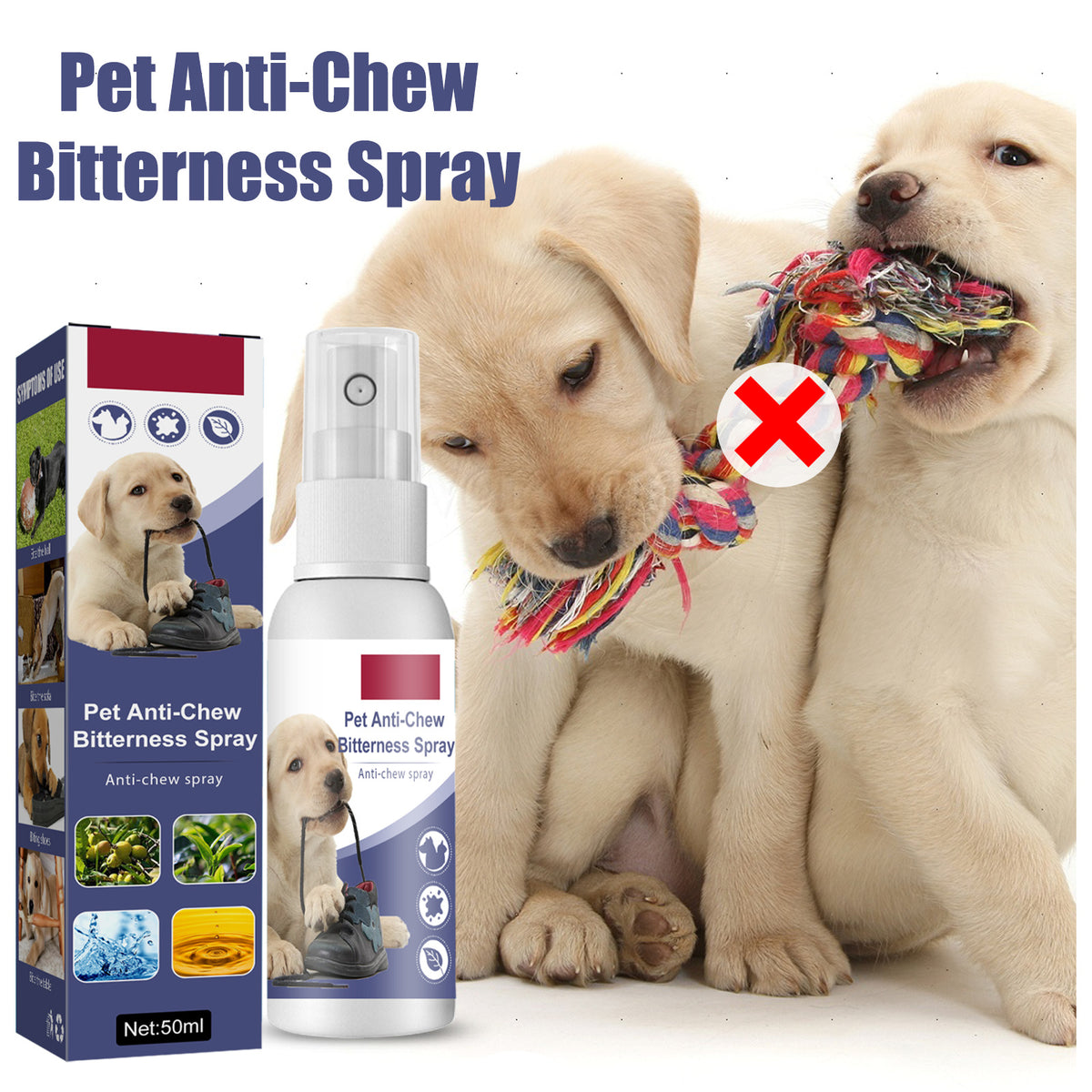 Spray To Prevent Dogs From Chewing Tables, Chairs And Legs From Scratching The Sofa