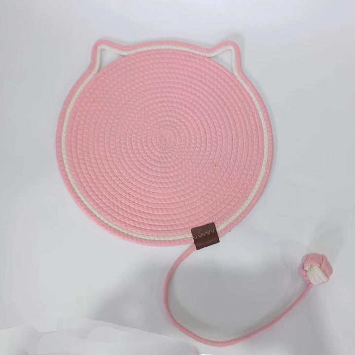 Braided Cotton Rope Cat Claw Mat One Piece Sleeping Mat Washable Anti Sticky Cat Scratching Mat Pet Products