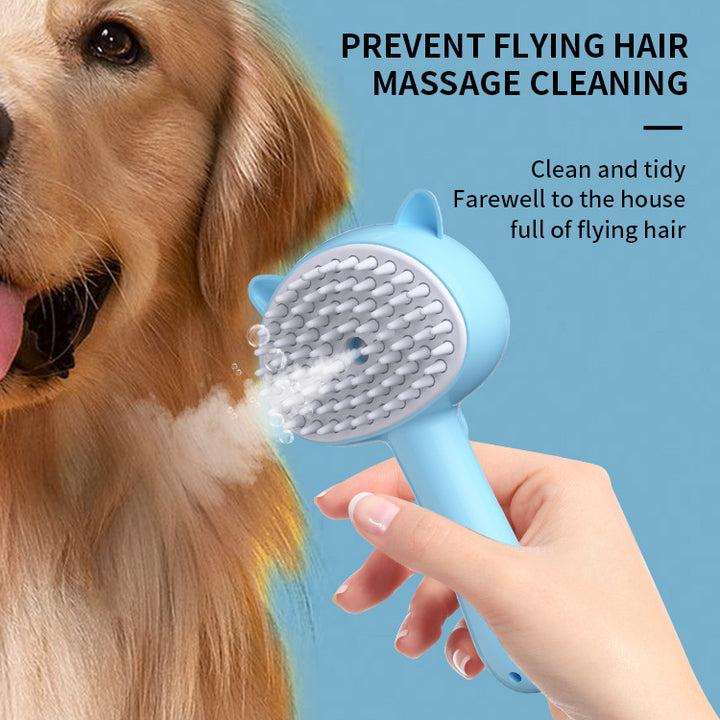 Rechargeable Multifunctional Self-Cleaning Grooming Brush for Dogs & Cats