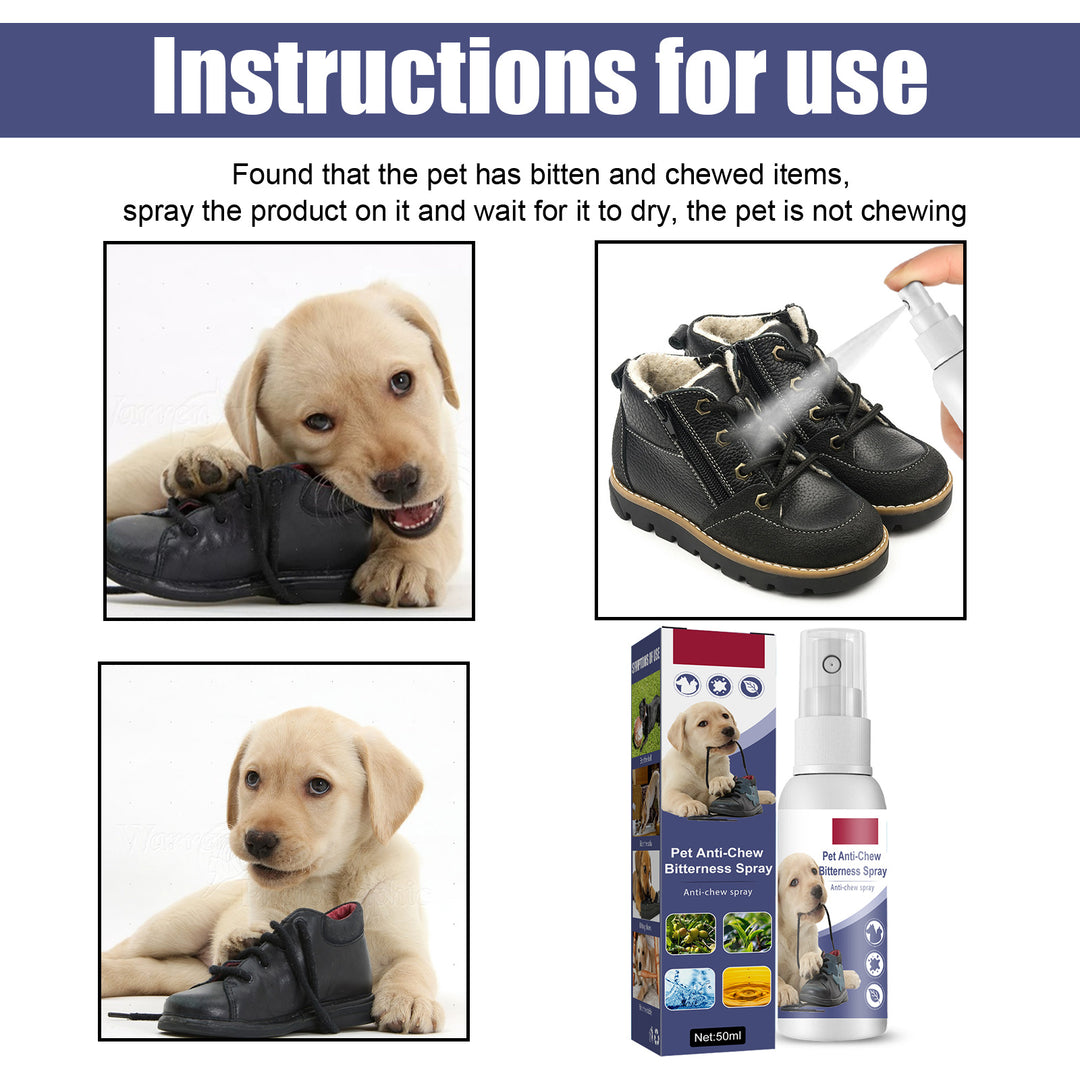 Spray To Prevent Dogs From Chewing Tables, Chairs And Legs From Scratching The Sofa