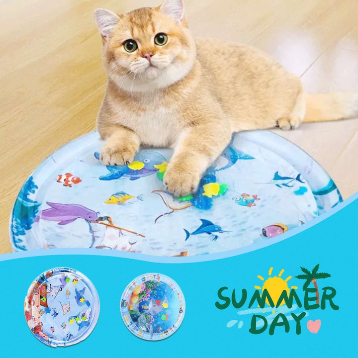 Summer Cooling Pet Water Bed Cushion Ice Pad for Dogs, Cats; Kennel Mat for Cool Sleep