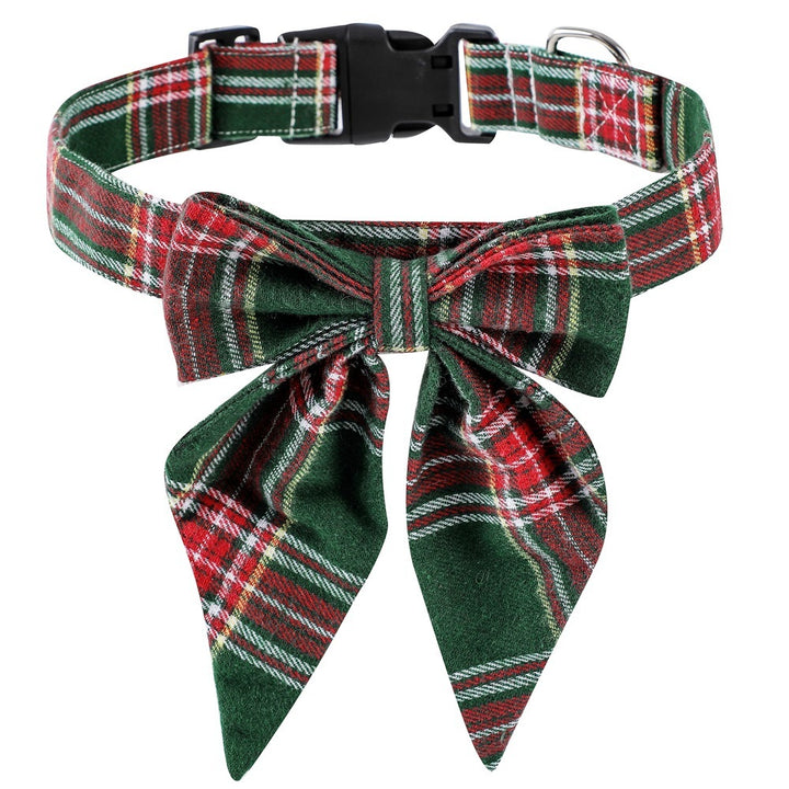 Pet Collar Bow Tie Christmas Dog