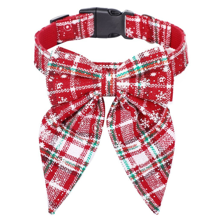 Pet Collar Bow Tie Christmas Dog